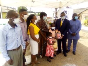 Kosmos Energy donating to an orphanage home