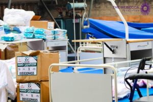 The Rebecca Foundation Donates Hospital Beds and Consumables to Kaneshie Polyclinic