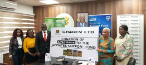 Sandvik Mining and Construction Companies & GACEM Donates to Appiate Support Fund
